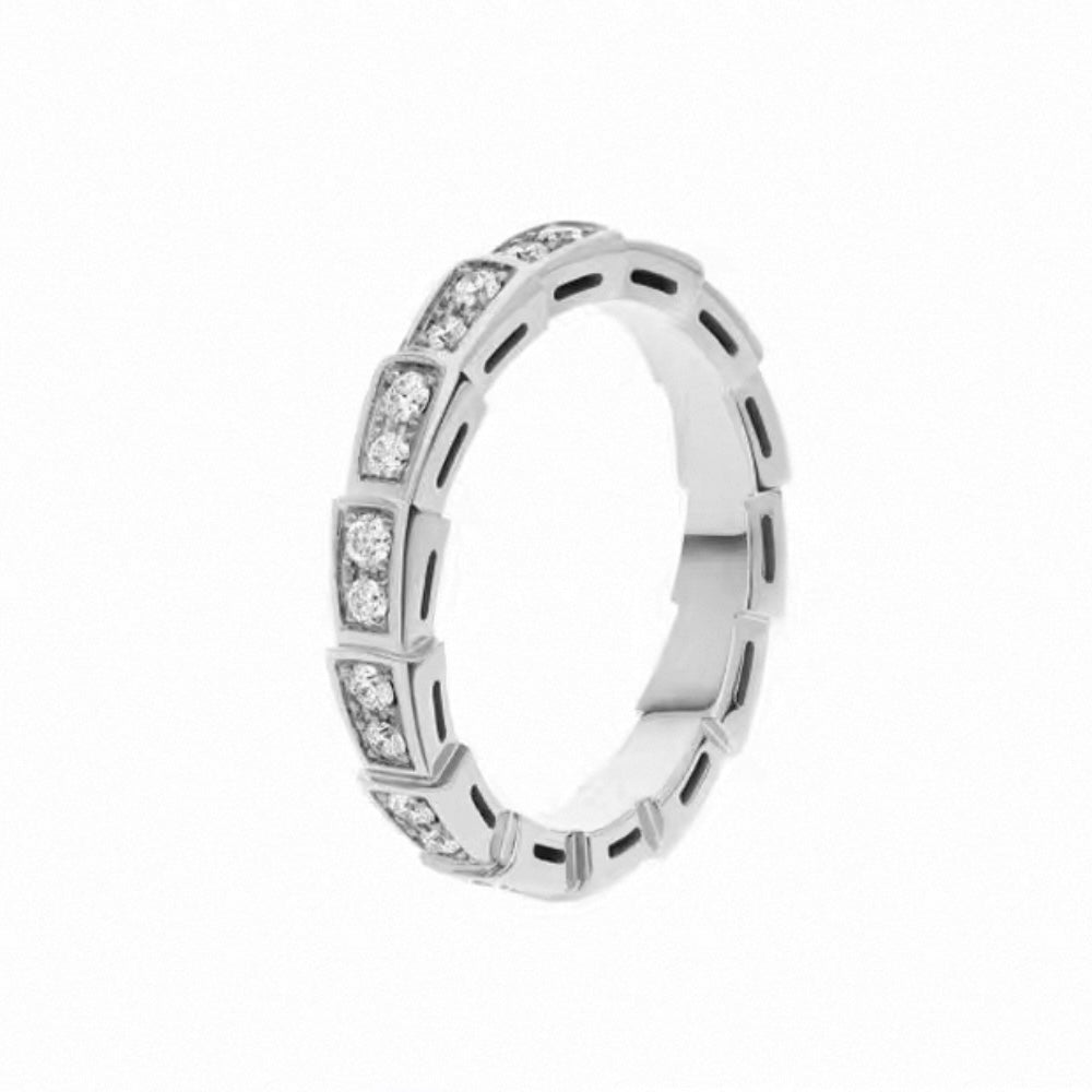 Serpenti Viper Paved Ring