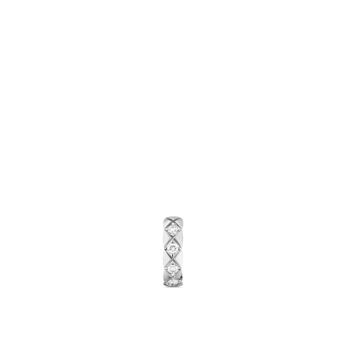 Coco Crush Mini diamond earring hoop