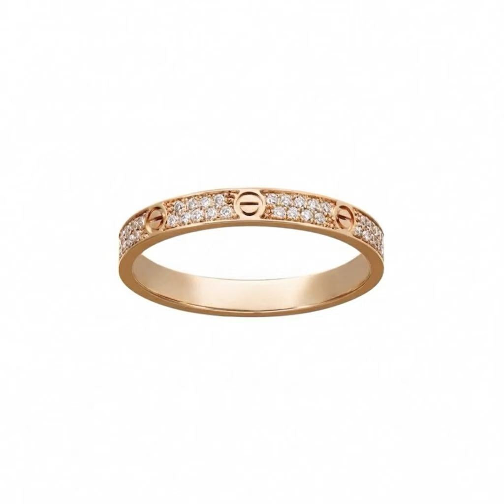 LOVE Mini Paved Ring