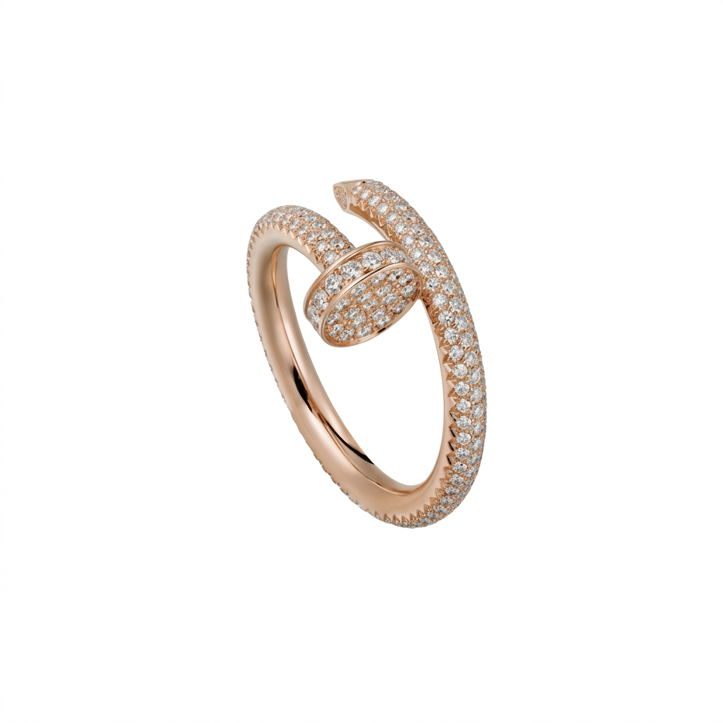 Juste Un Clou Classic Paved Ring