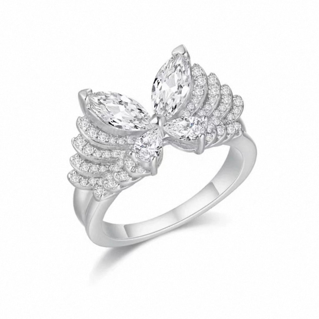 Diamond Butterfly ring