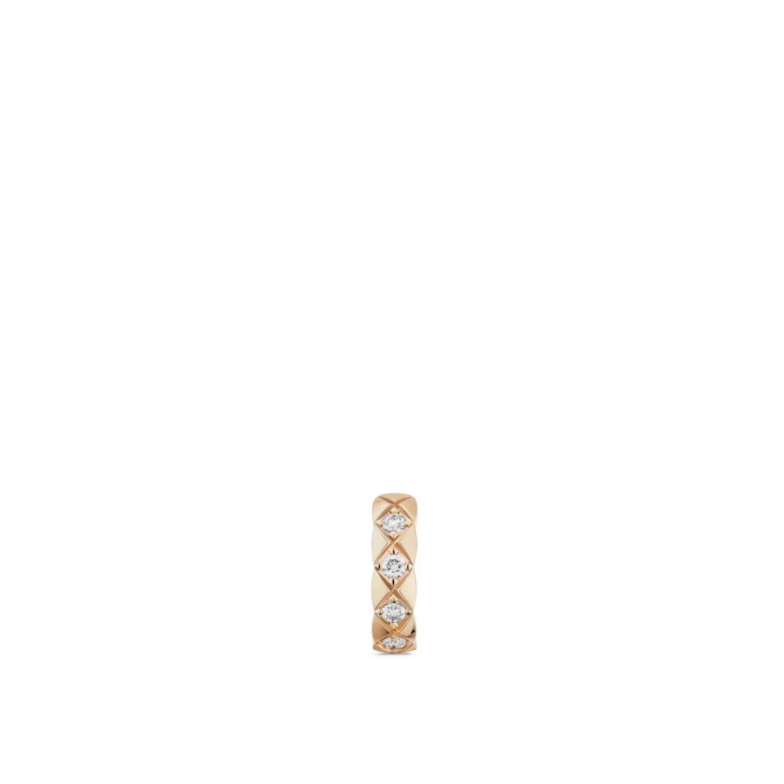 Coco Crush Mini diamond earring hoop