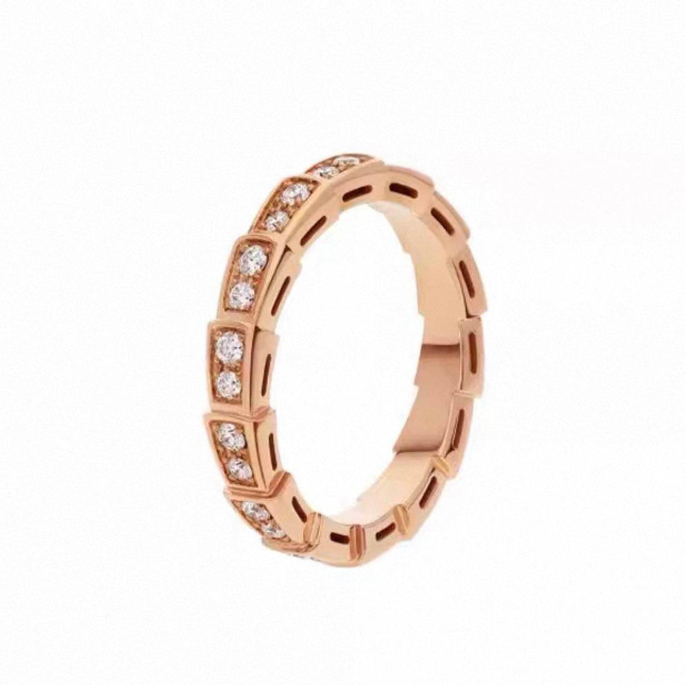 Serpenti Viper Paved Ring