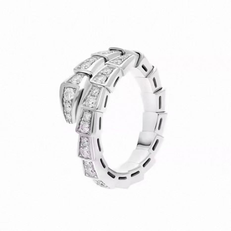 Serpenti Viper Paved Ring