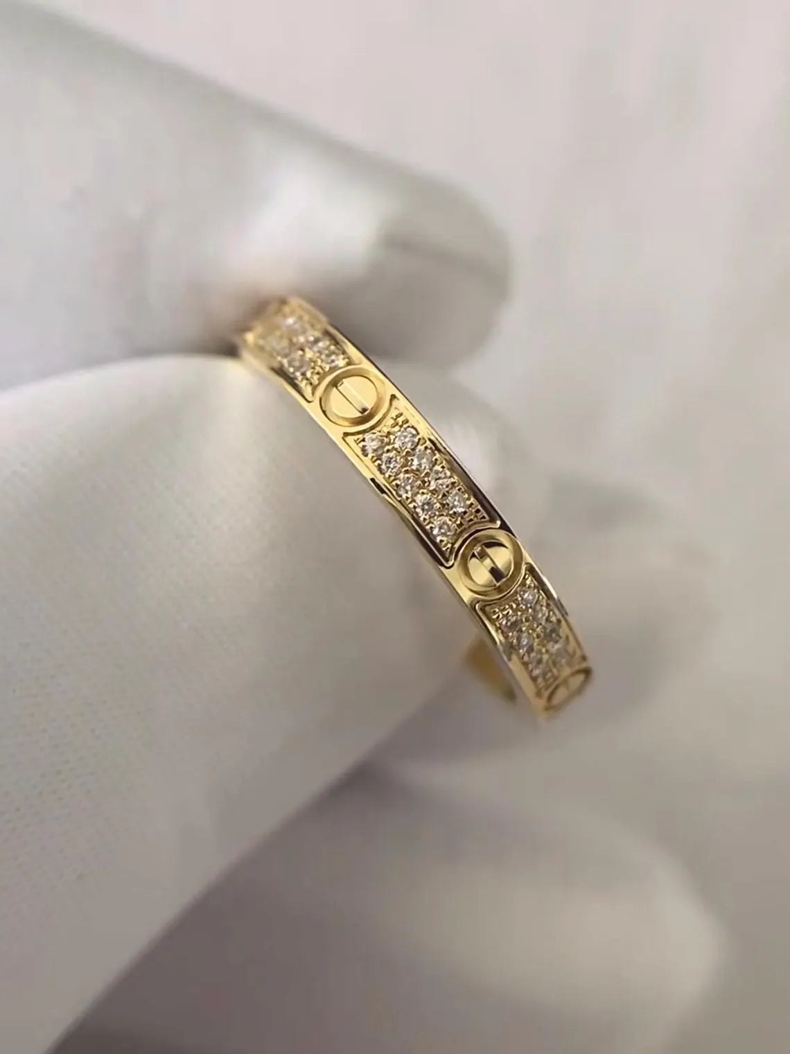 LOVE Mini Paved Ring