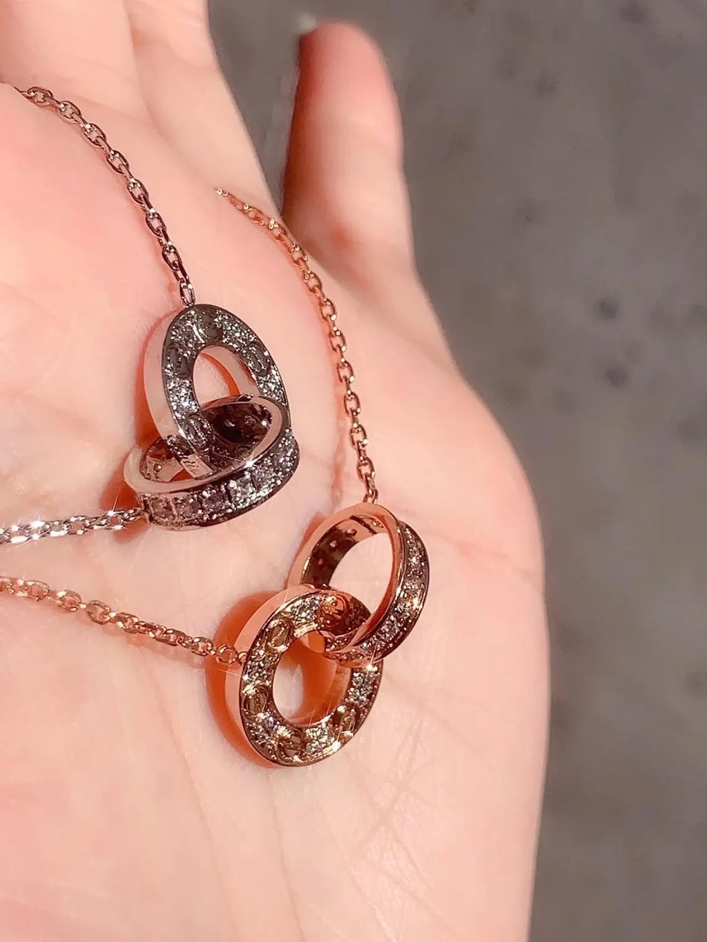 Love Paved Necklace