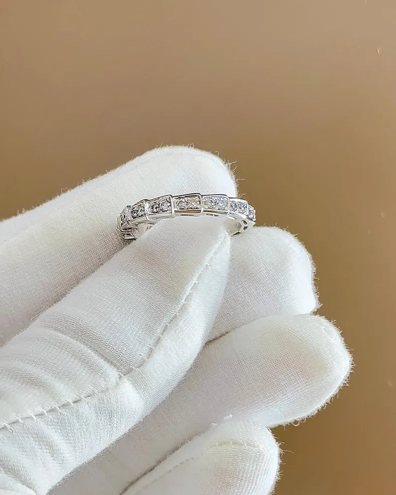 Serpenti Viper Paved Ring